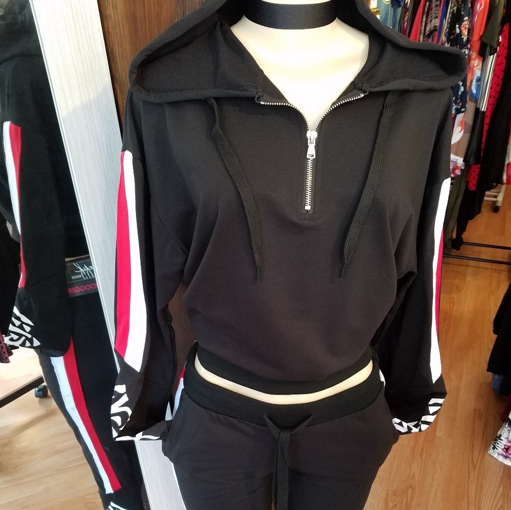 Black Jogger Jacket